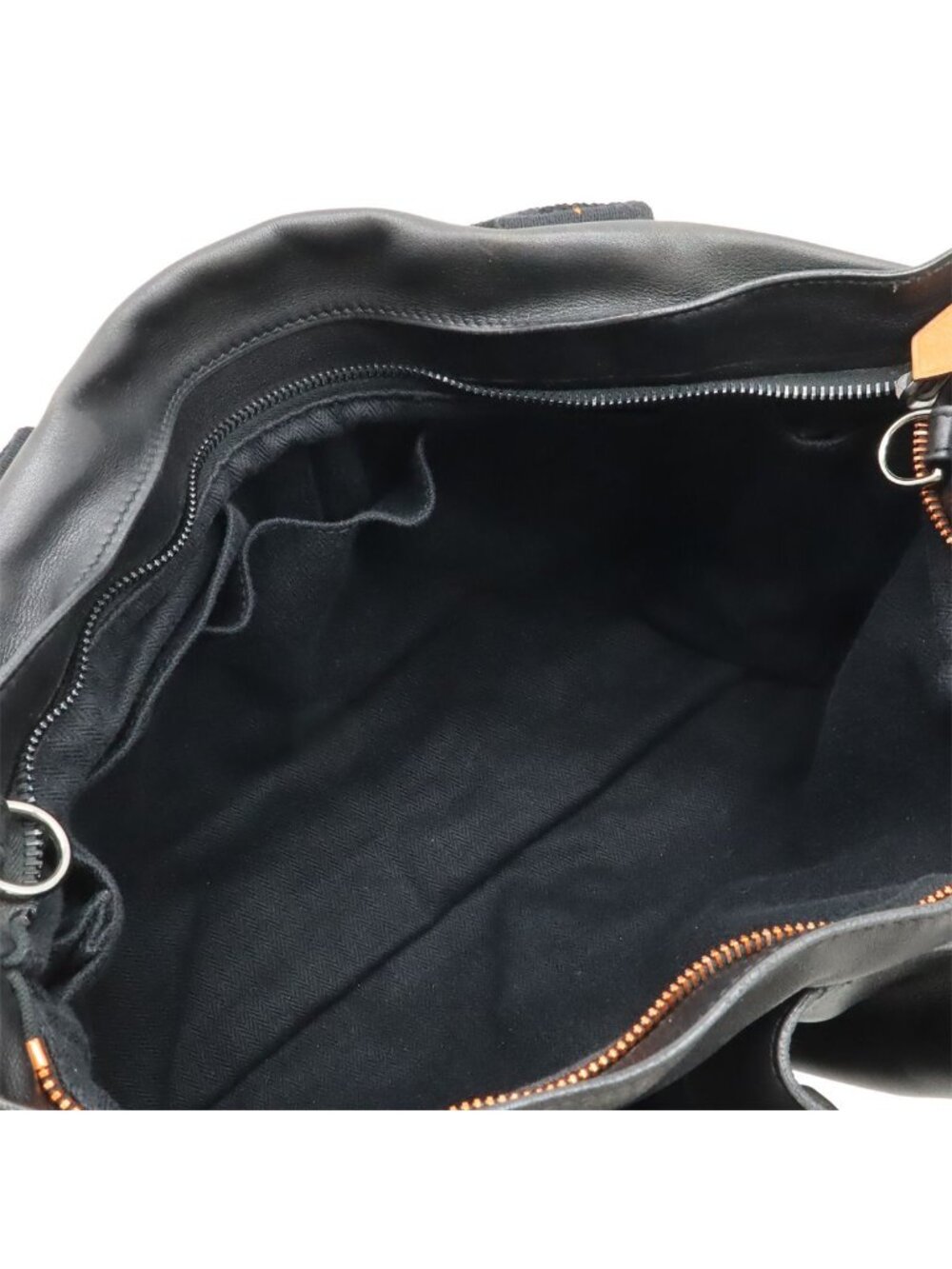 Hermes Caravan Horizontal MM Tote 2-Way Shoulder Bag Crossbody Vo Derma Leather - Picture 7 of 9